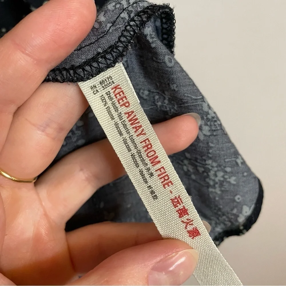 Free People Caught Up Tie Ditsy Floral Printed Mini Slip Dress - Picture 13 of 13